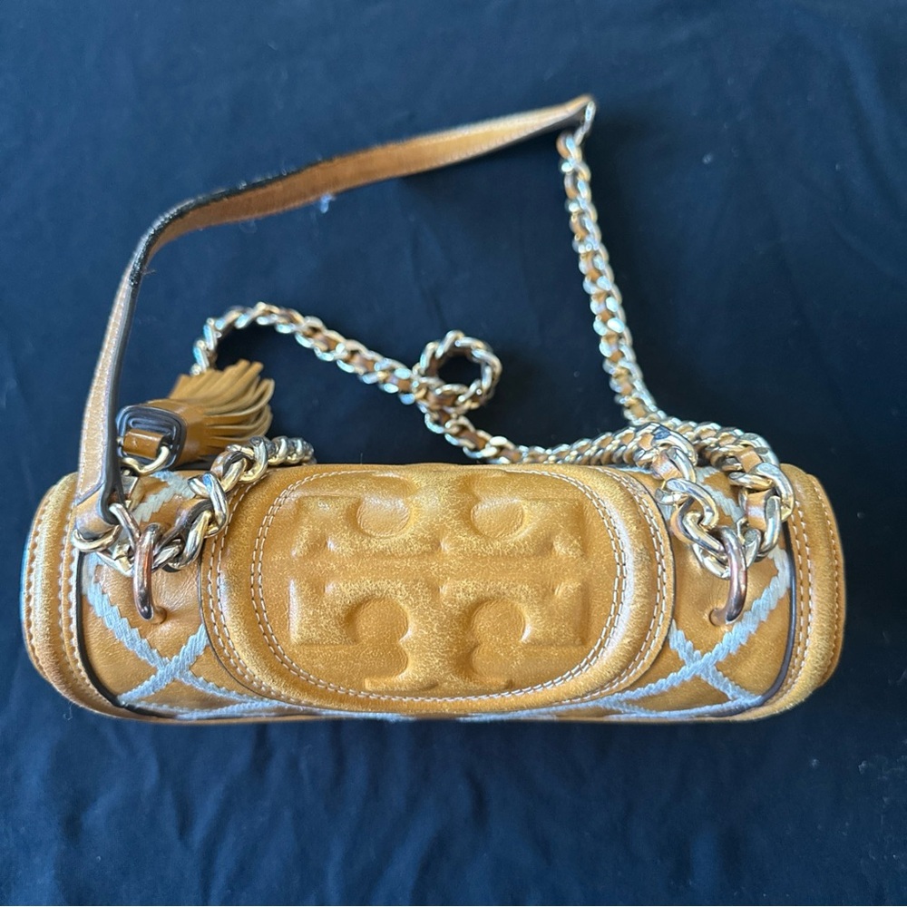Tory burch Fleming pop small crossbody bag with tassel and storage bag - Picture 5 of 16